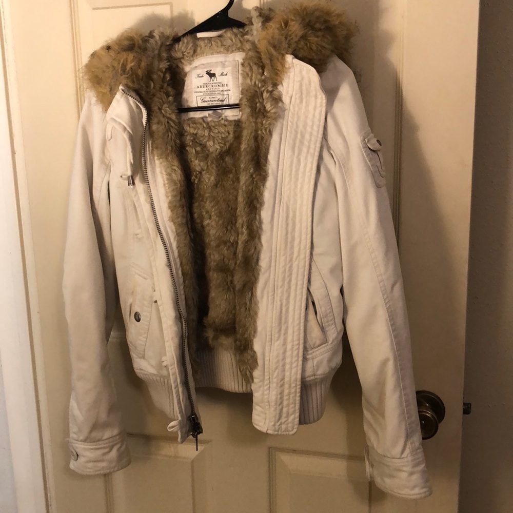Vintage Abercrombie & Fitch Faux Fur Jacket